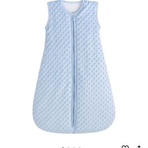 Blue Sleeveless Kids One Piece for winter/spring/fall